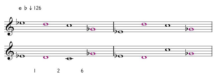 ｅ♭↓126
